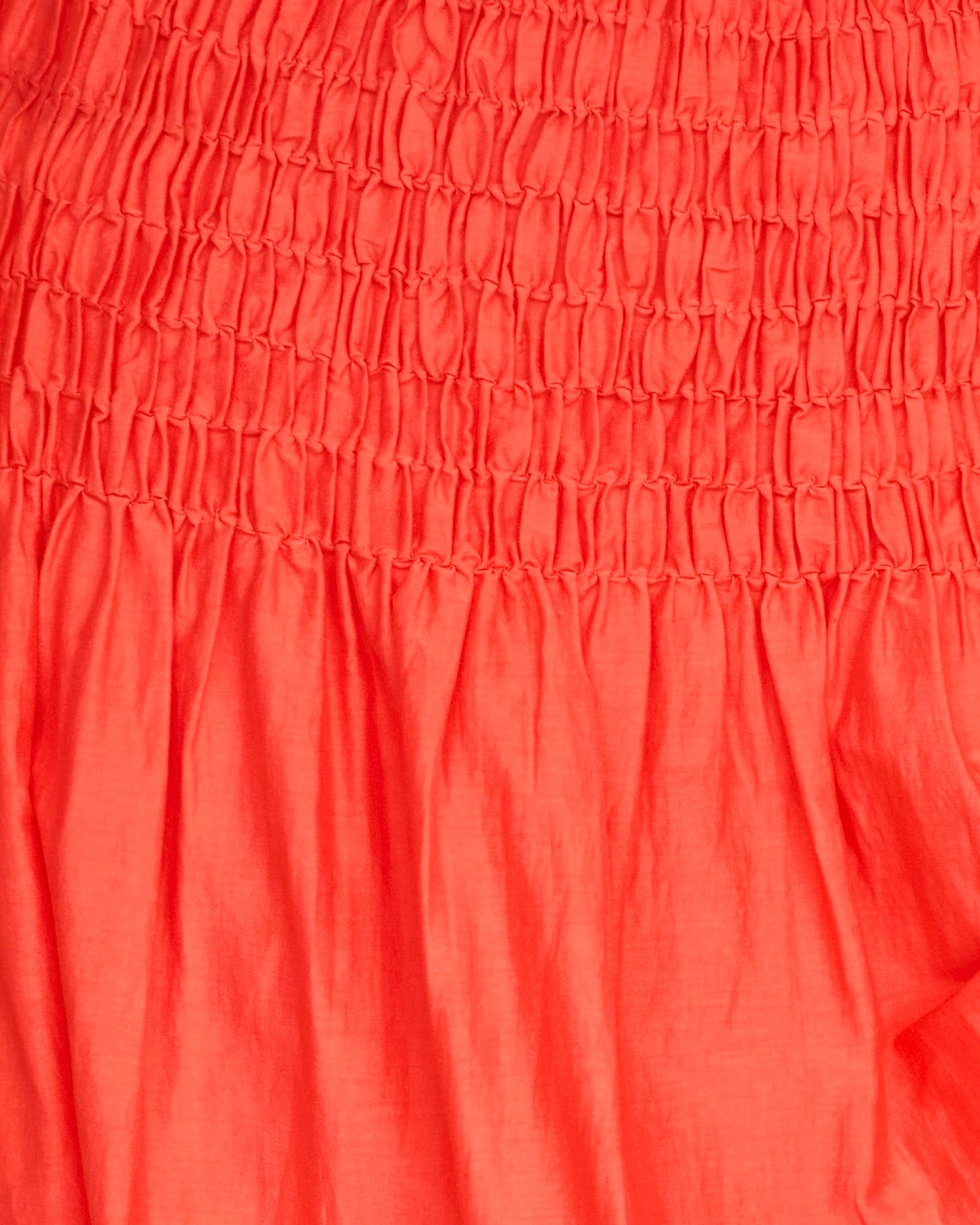 Mirth Savannah Smocked Skirt in Chili
