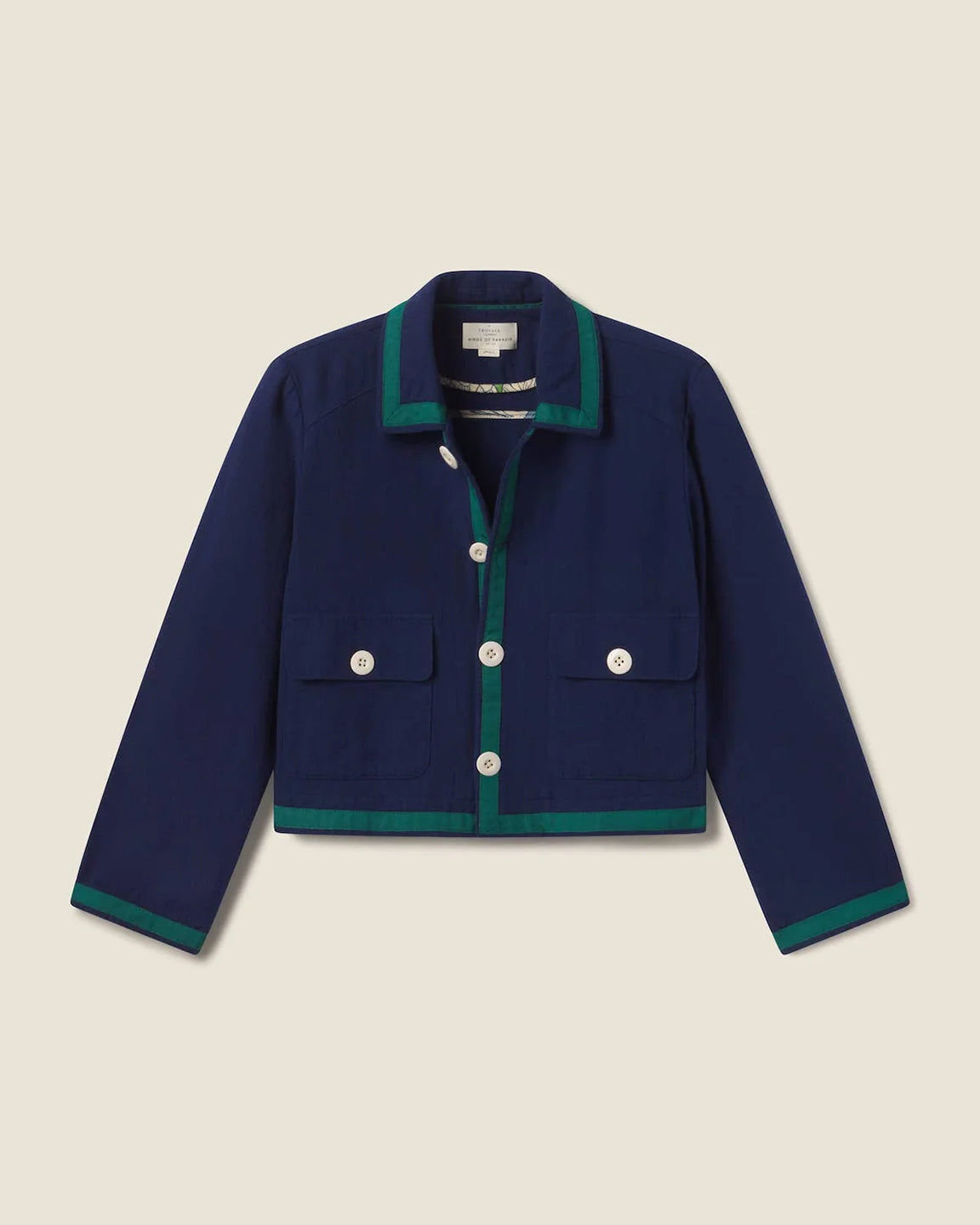 Trovata Birds of Paradis Atlas Jacket in Blue