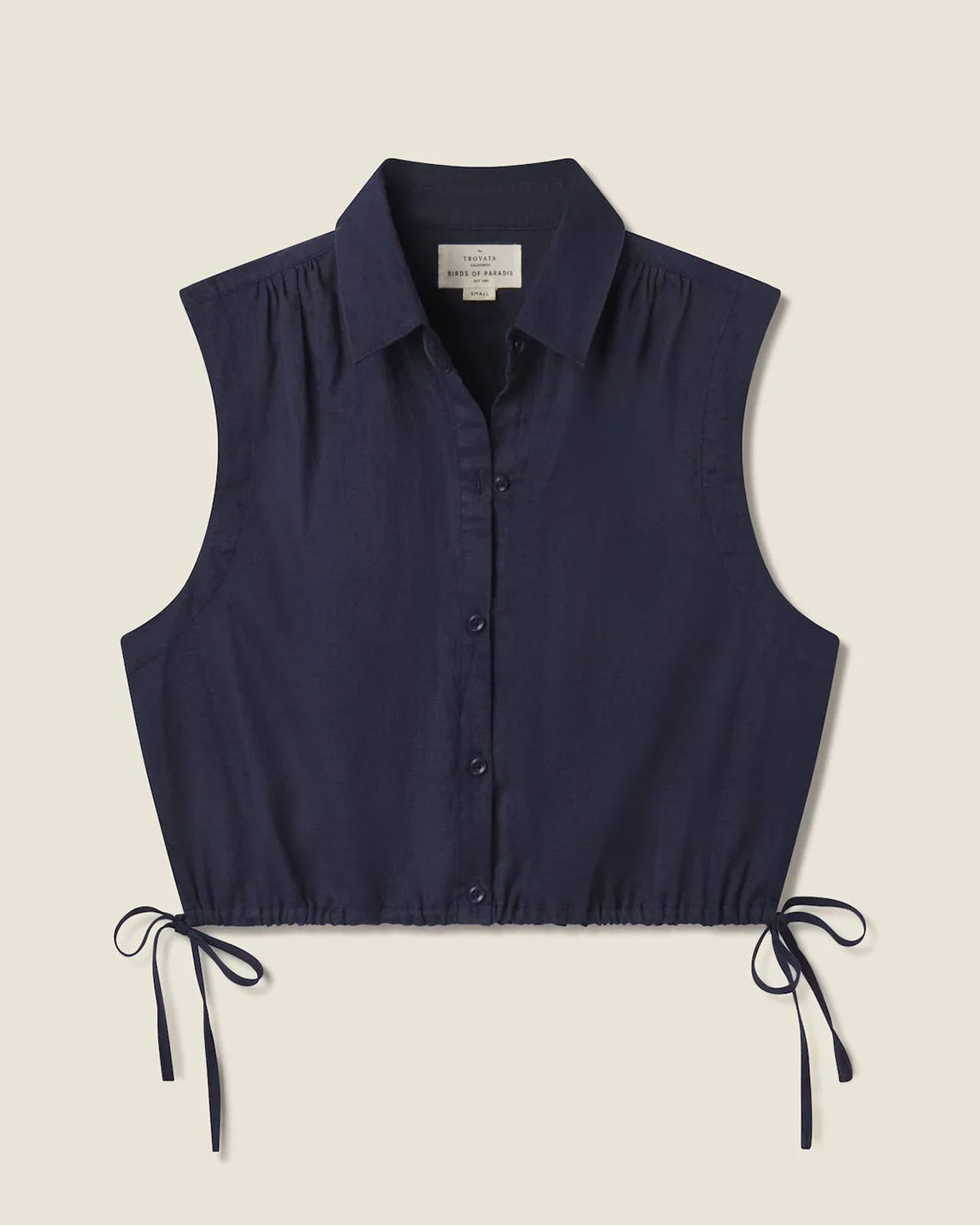 Trovata Birds of Paradis Ivy Shirt in Navy