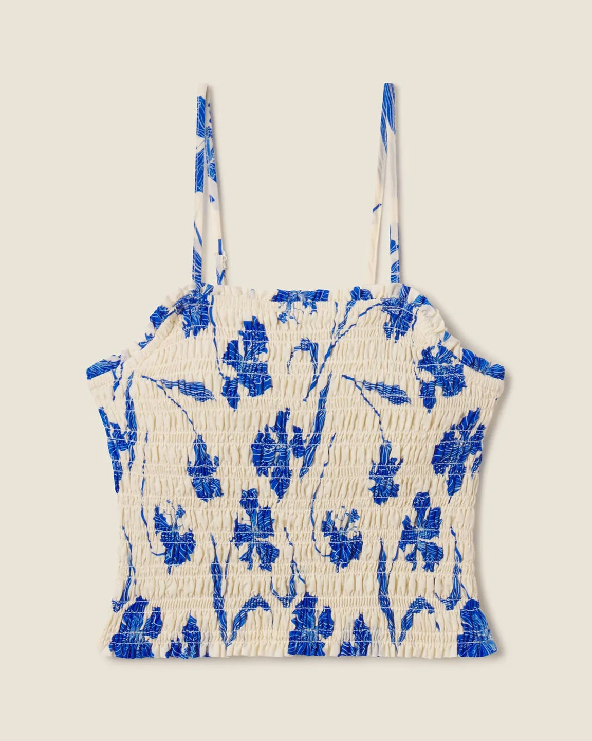 Trovata Birds of Paradis Summer Top in Blue Iris