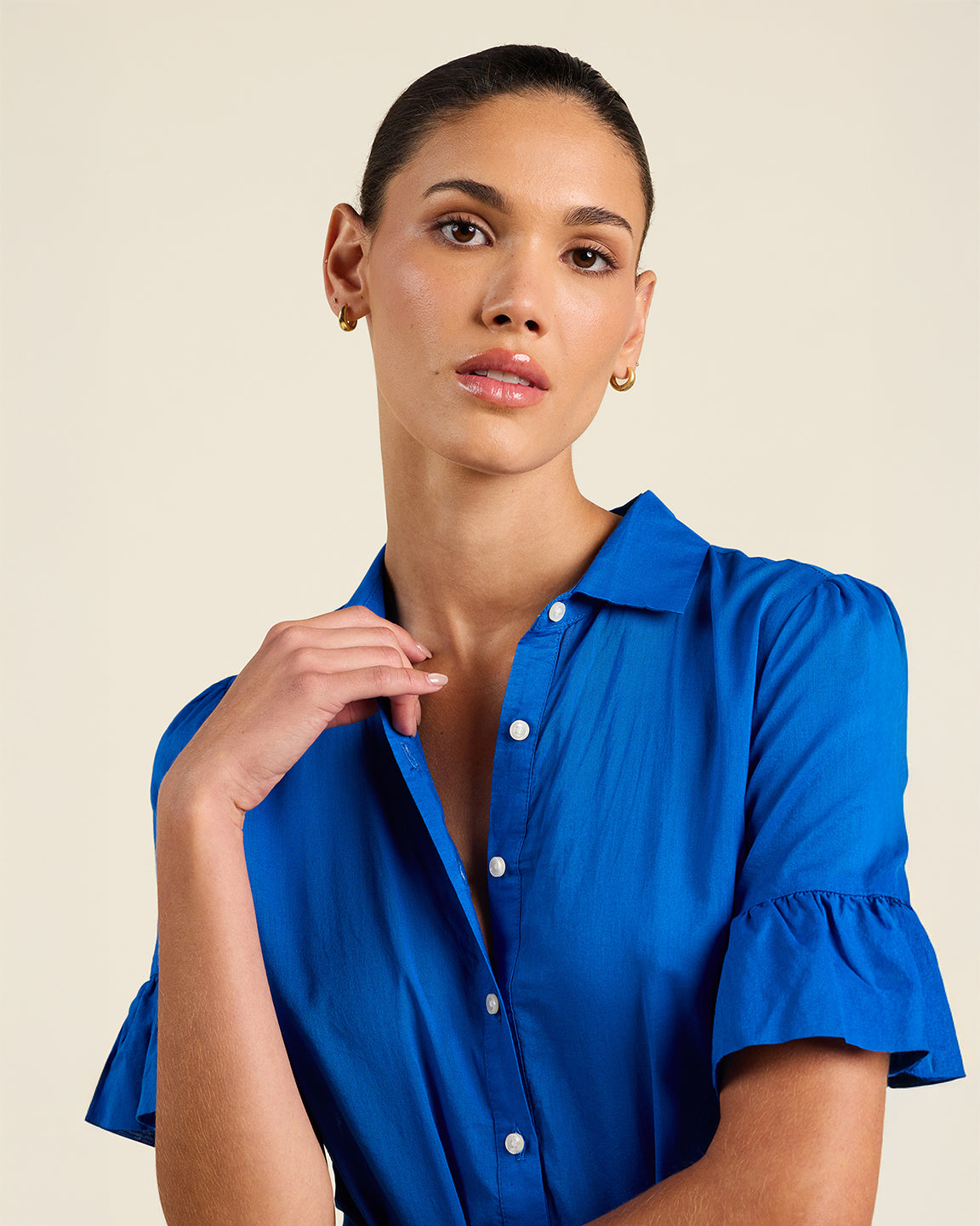 Trovata Birds Of Paradise Martine Dress Cobalto