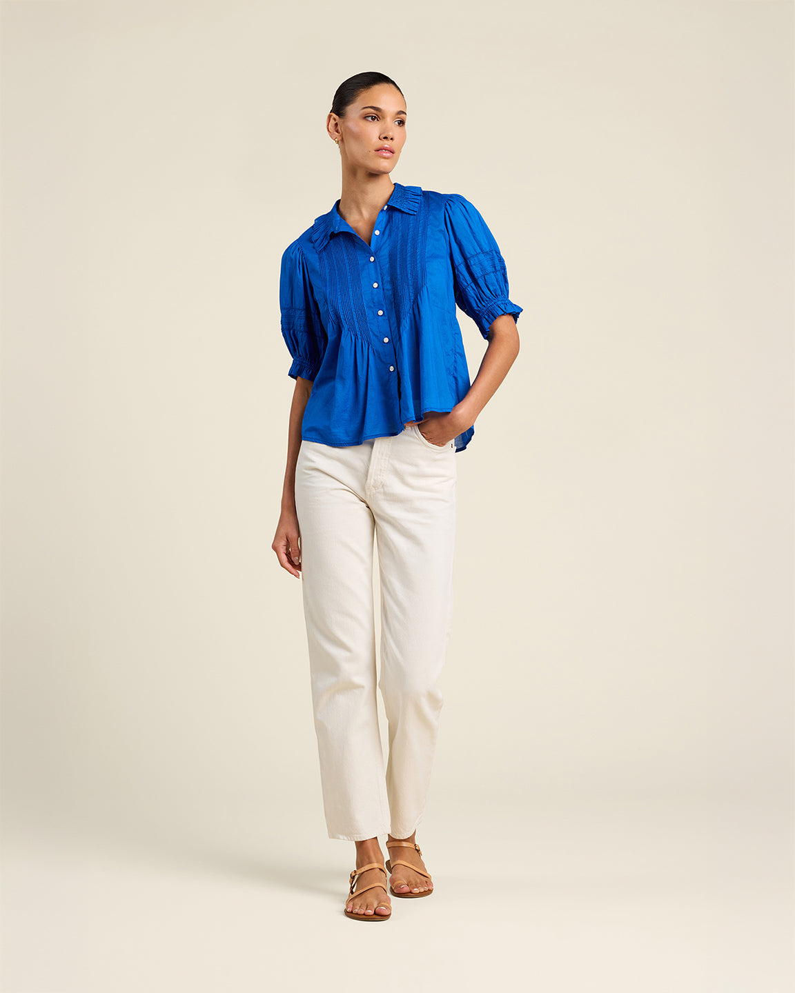 Trovata Birds Of Paradis Jess Blouse Cobalto