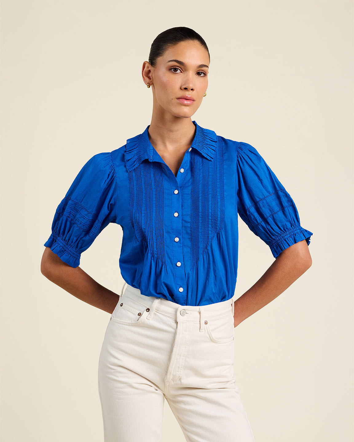 Trovata Birds Of Paradis Jess Blouse Cobalto