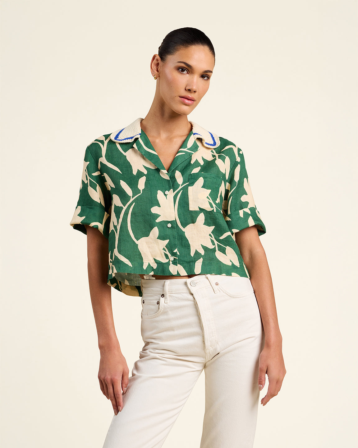 Trovata Birds of Paradis Thia Shirt in Madalena Floral