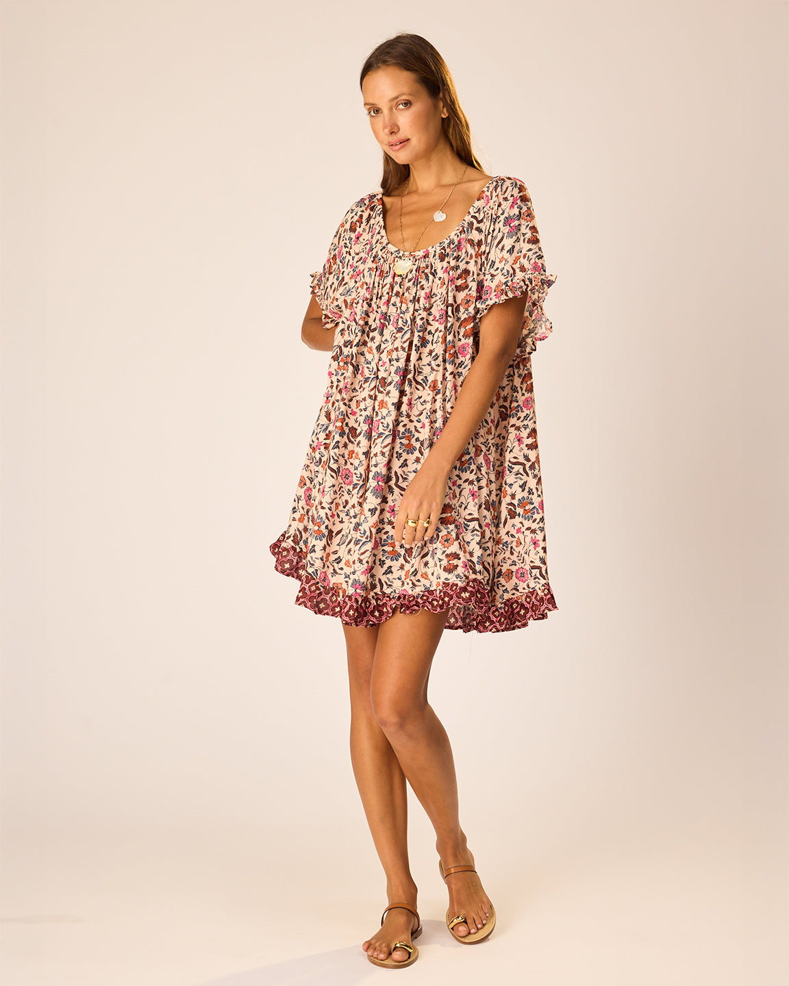 Natalie Martin Marina Dress Wildflower Spice