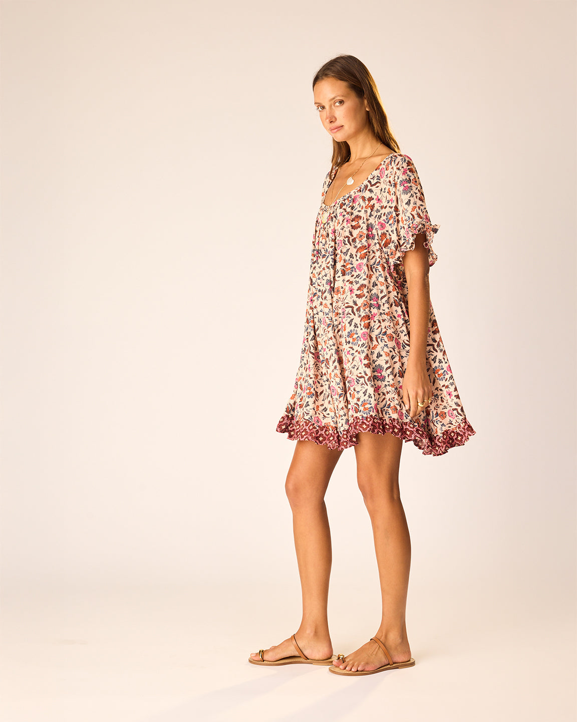 Natalie Martin Marina Dress Wildflower Spice