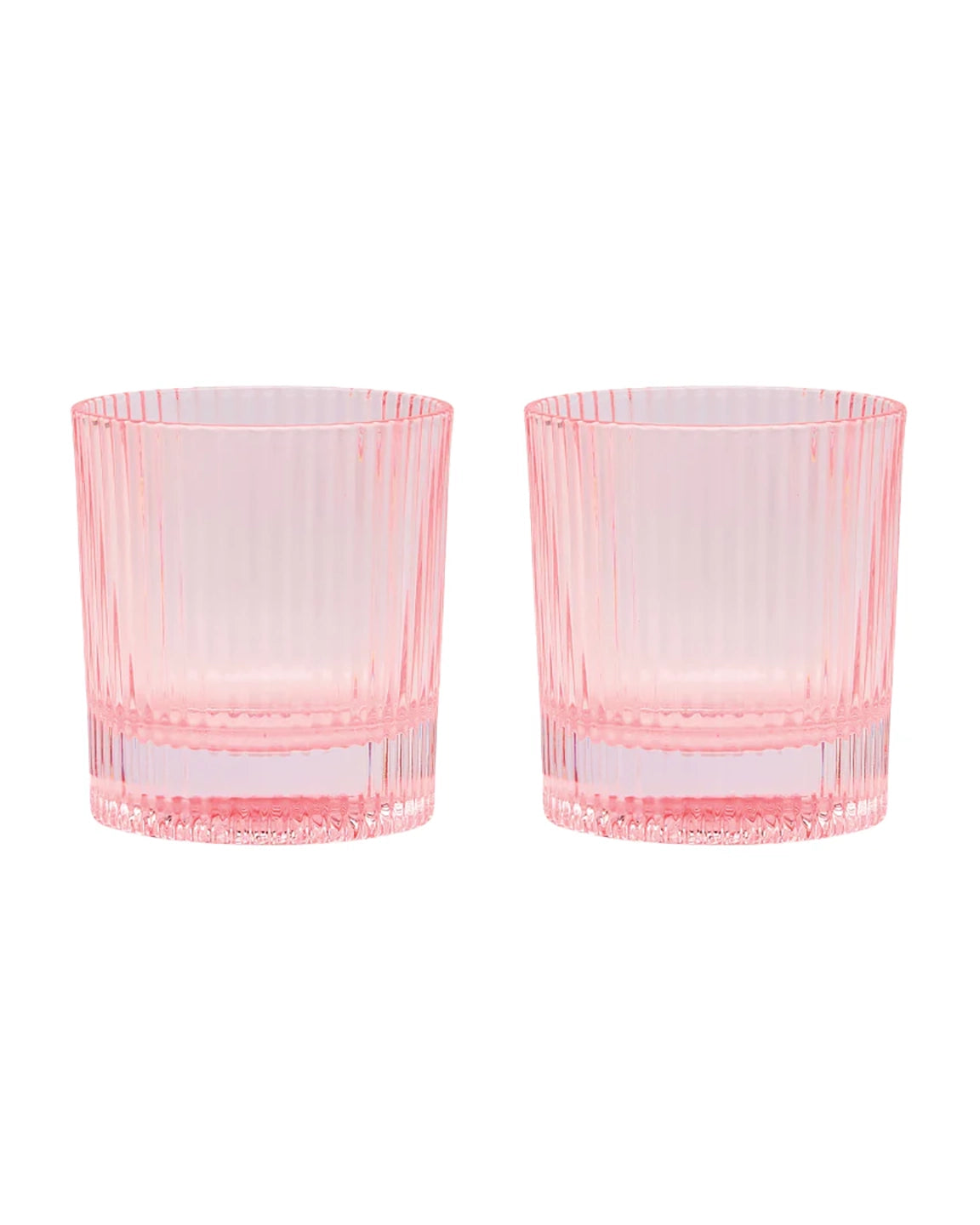 Here's How The Scout Lowball Glasses (Set of 2) in Blush
