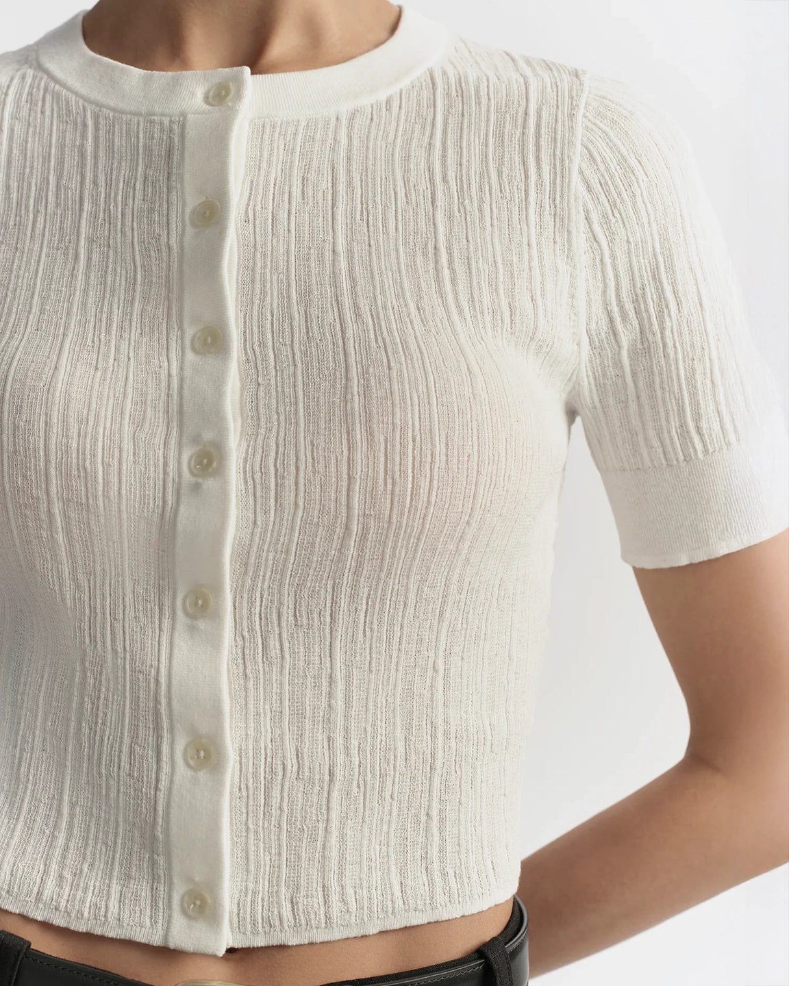 A.L.C. Lottie Cardigan in Bright White