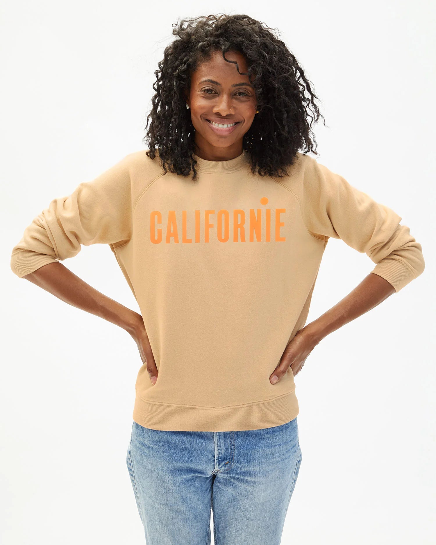 Clare V. Sweatshirt Californie In Sand