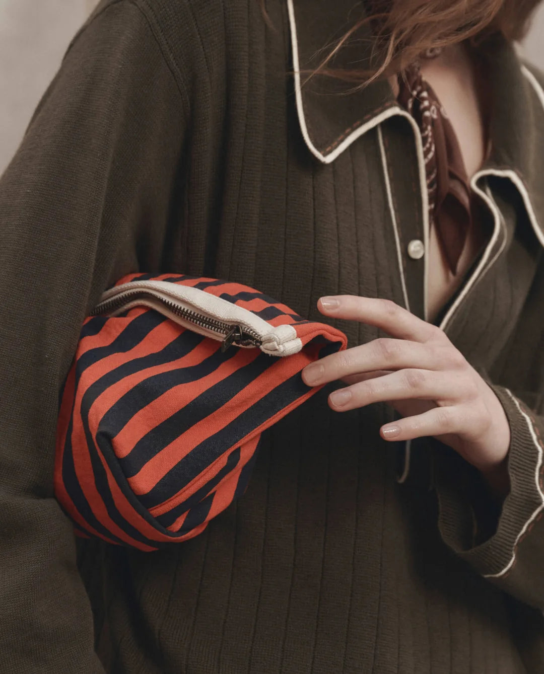 The Great. The Stripe Pouch