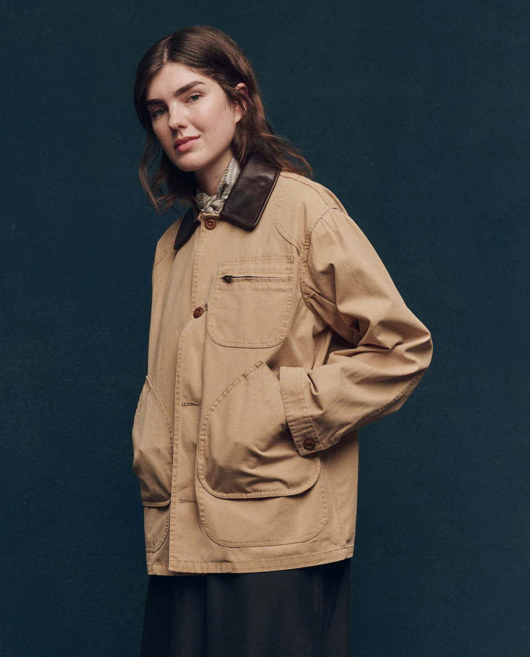 The Great. The Barn Jacket in Golden