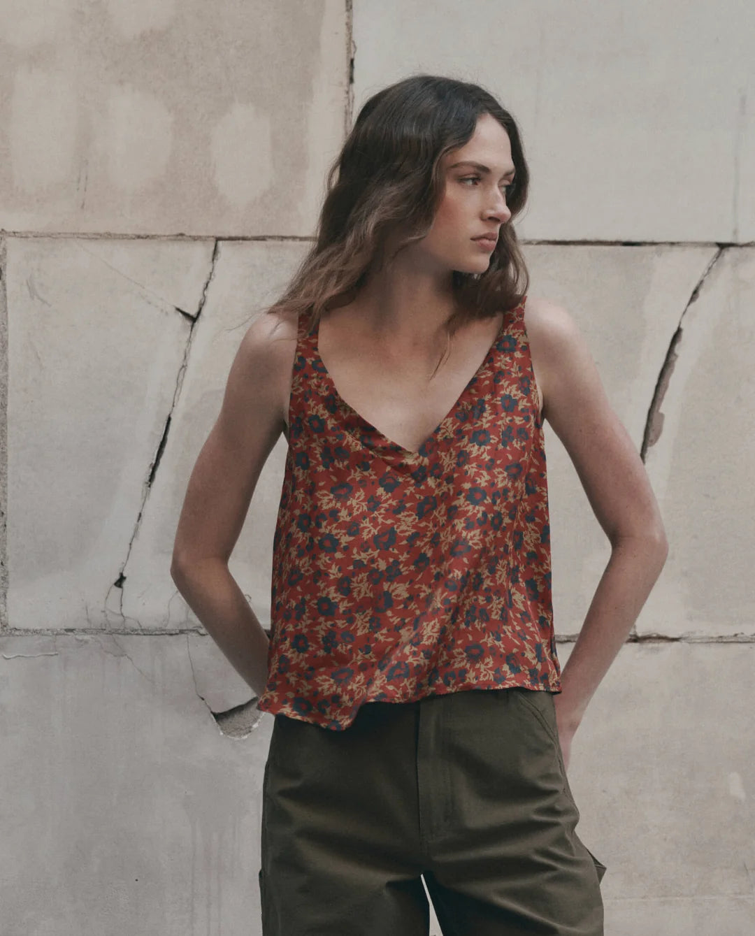 The Great. The Port Cami Guilded Poppy