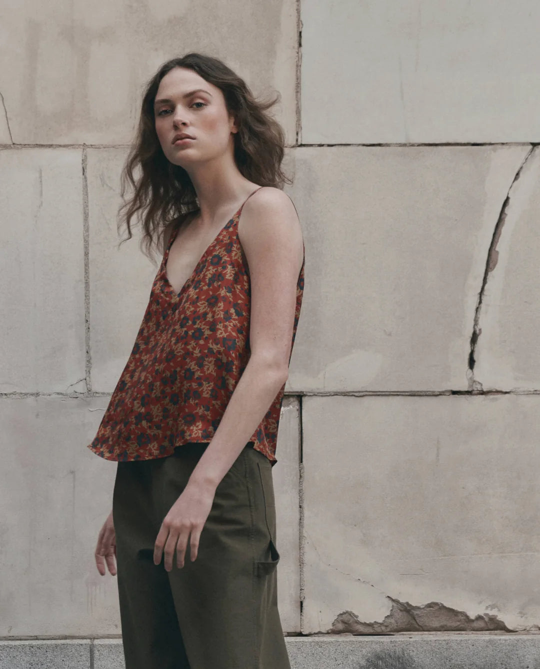 The Great. The Port Cami Guilded Poppy