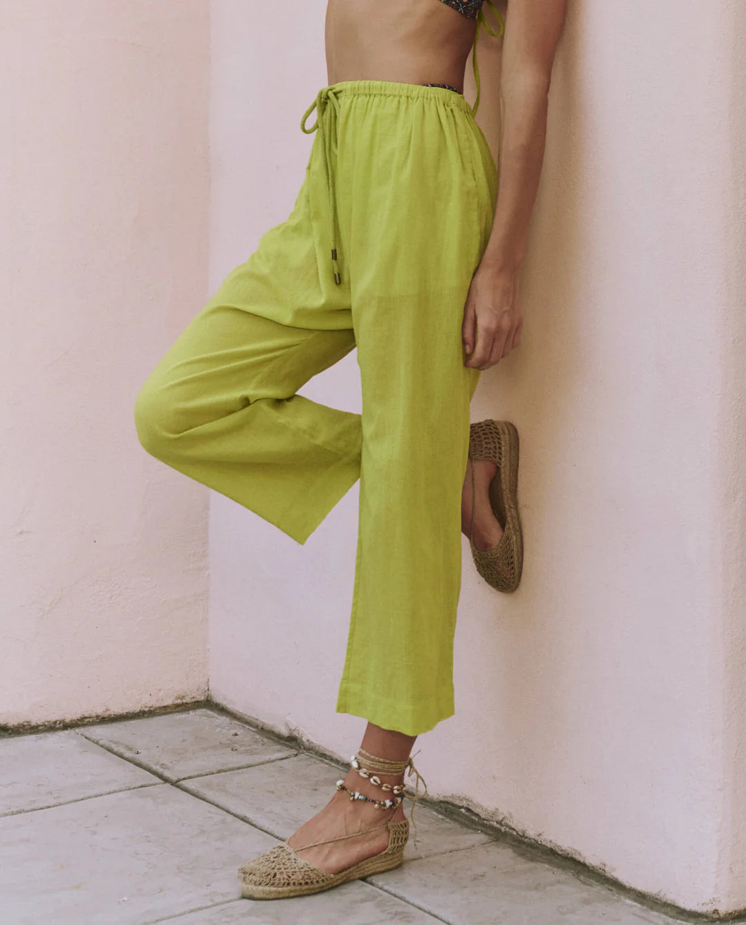 The Great. Reef Pant in Citron
