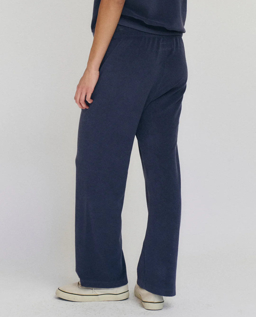 The Great. The Micro Terry Victory Sweatpant In Vintage Blue