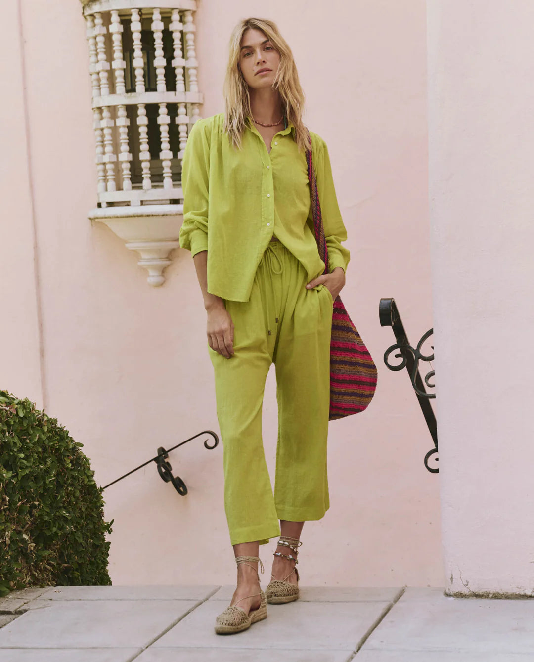 The Great. Reef Pant in Citron