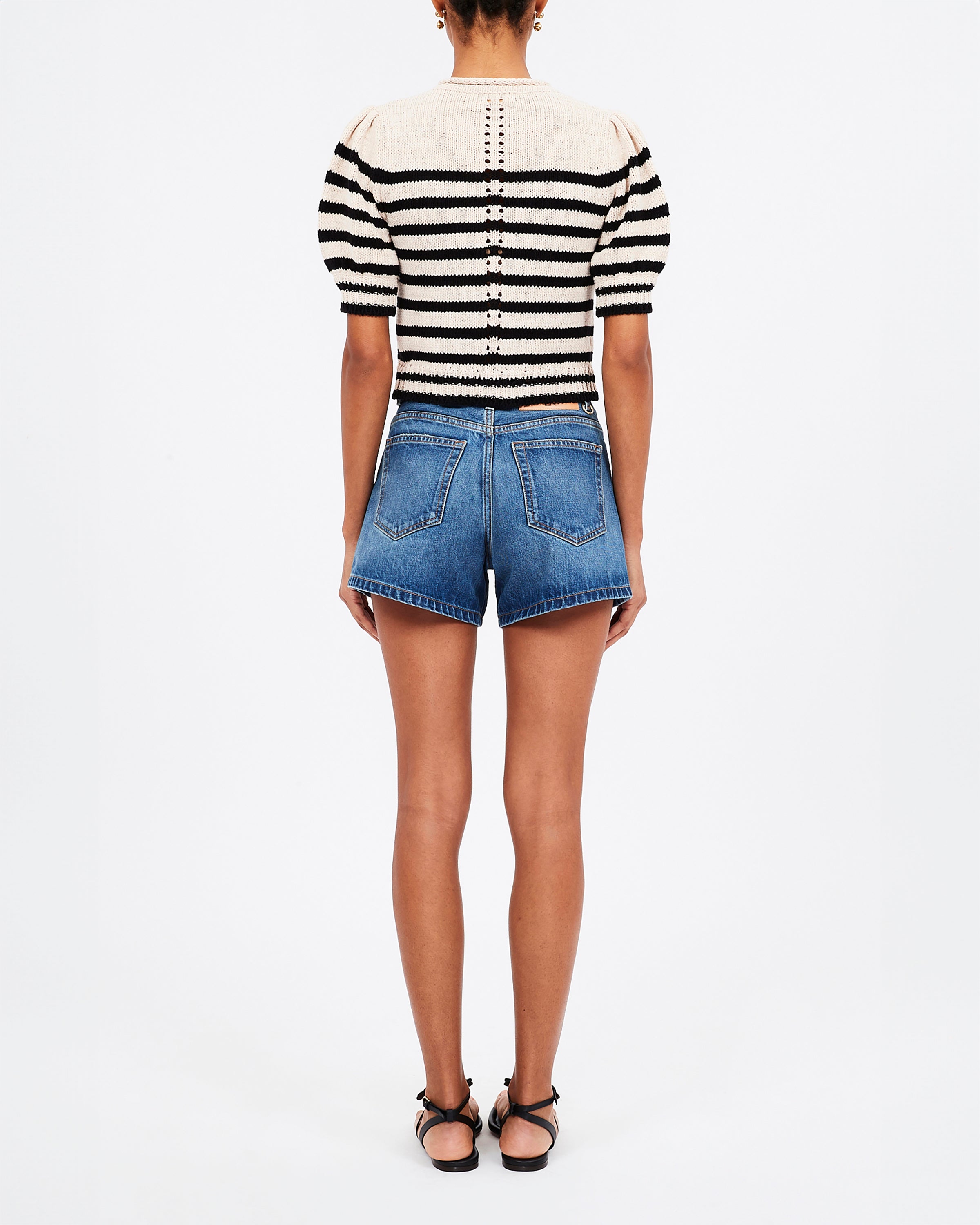 Ulla Johnson Pia Top in Sailor Stripe