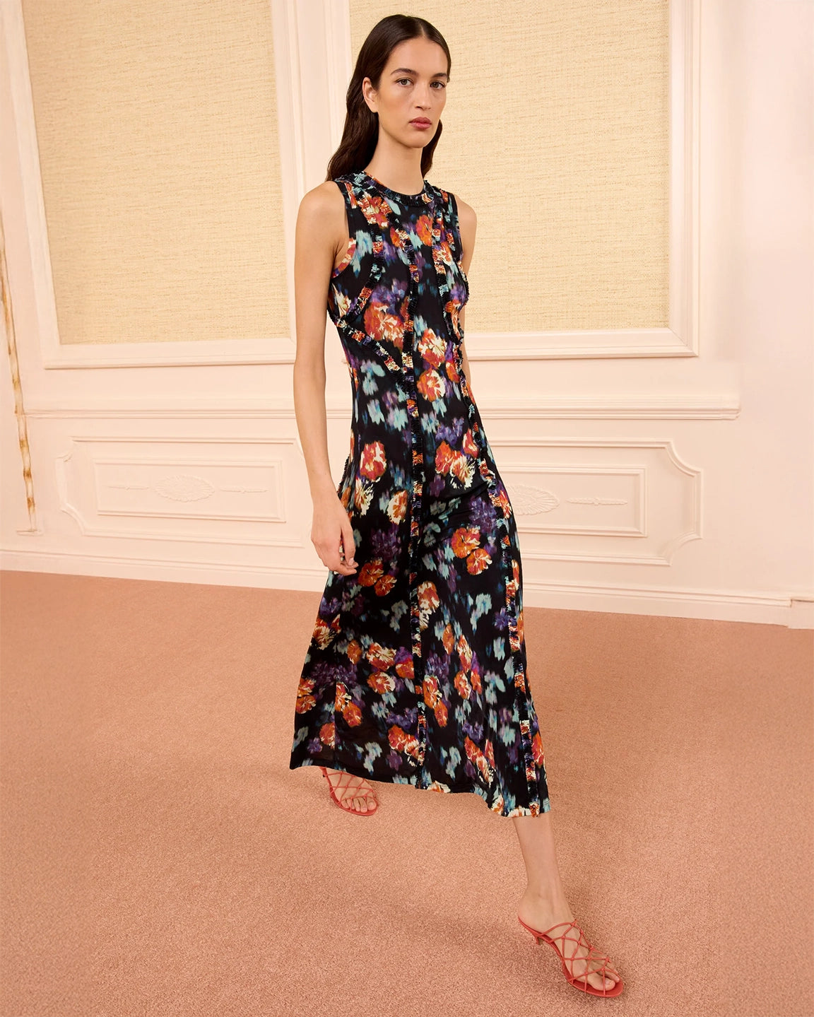Ulla Johnson Isabelle Sleeveless Jersey Dress In Nocturne