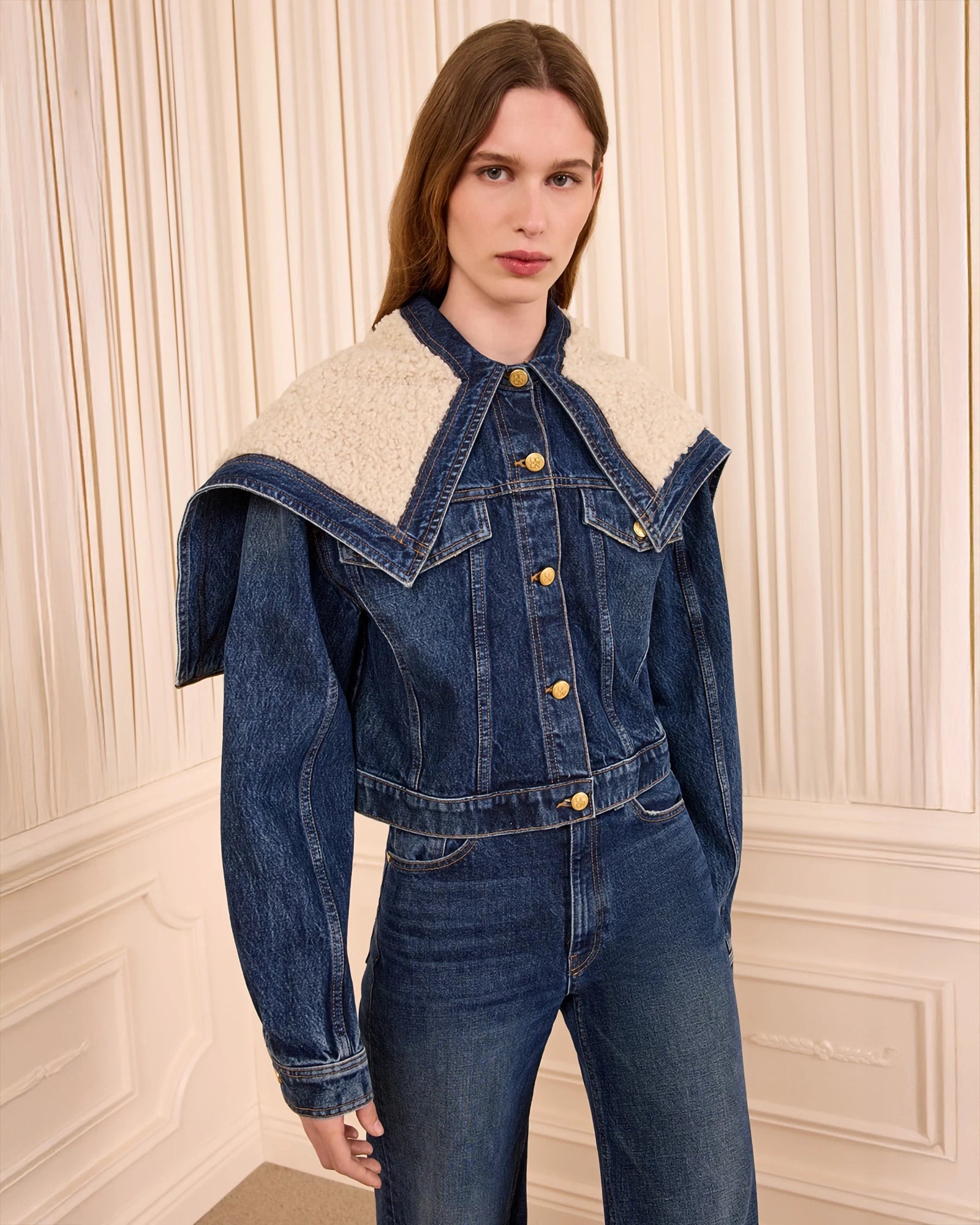 Ulla Johnson The Sybil Denim Jacket in Nile