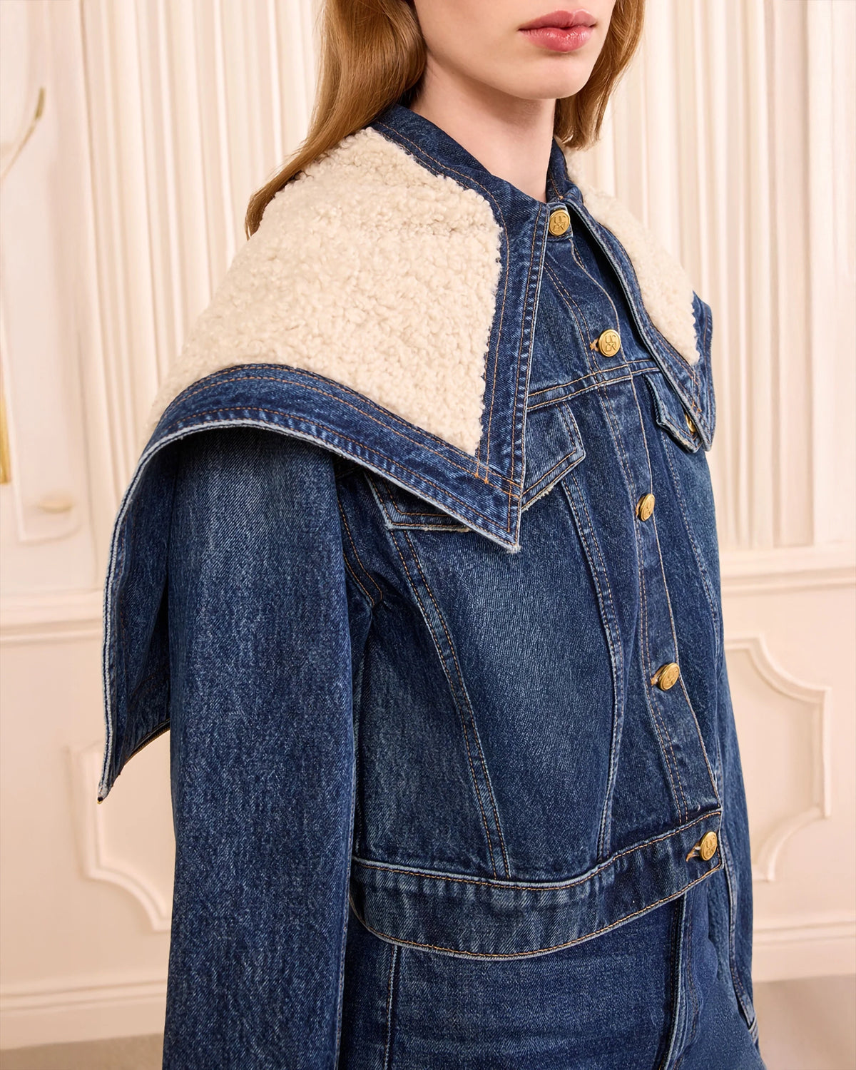 Ulla Johnson The Sybil Denim Jacket in Nile