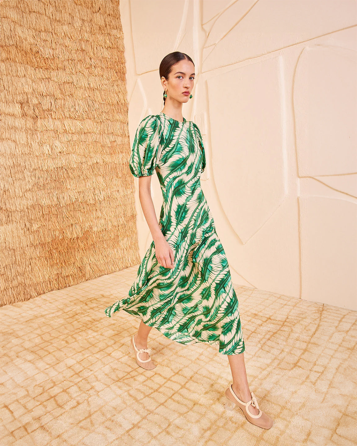 Ulla Johnson Ines Dress in Acacia