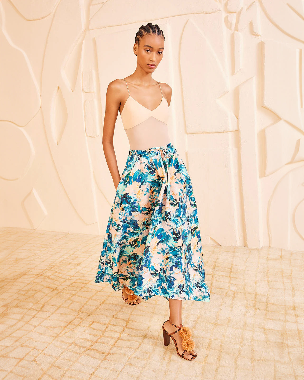 Ulla Johnson Madelyn Skirt in Delphinium