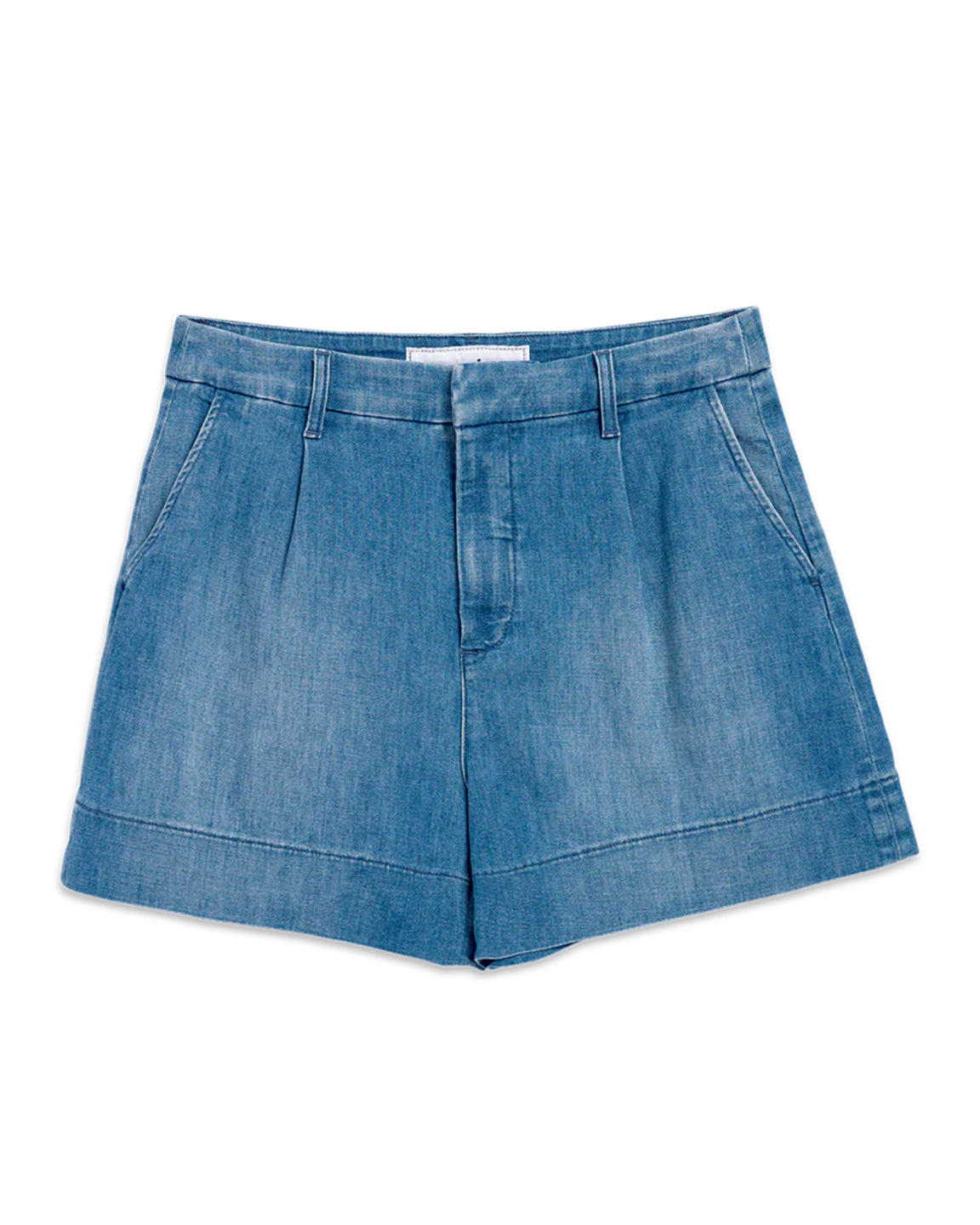 Frank & Eileen Waterford Walking Short In 1968 Blue With Light Wash