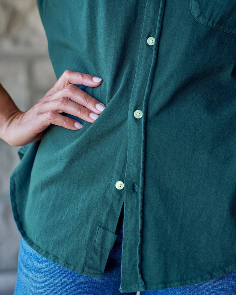 Frank & Eileen Waverly NYC Button-Up Shirt in Pine