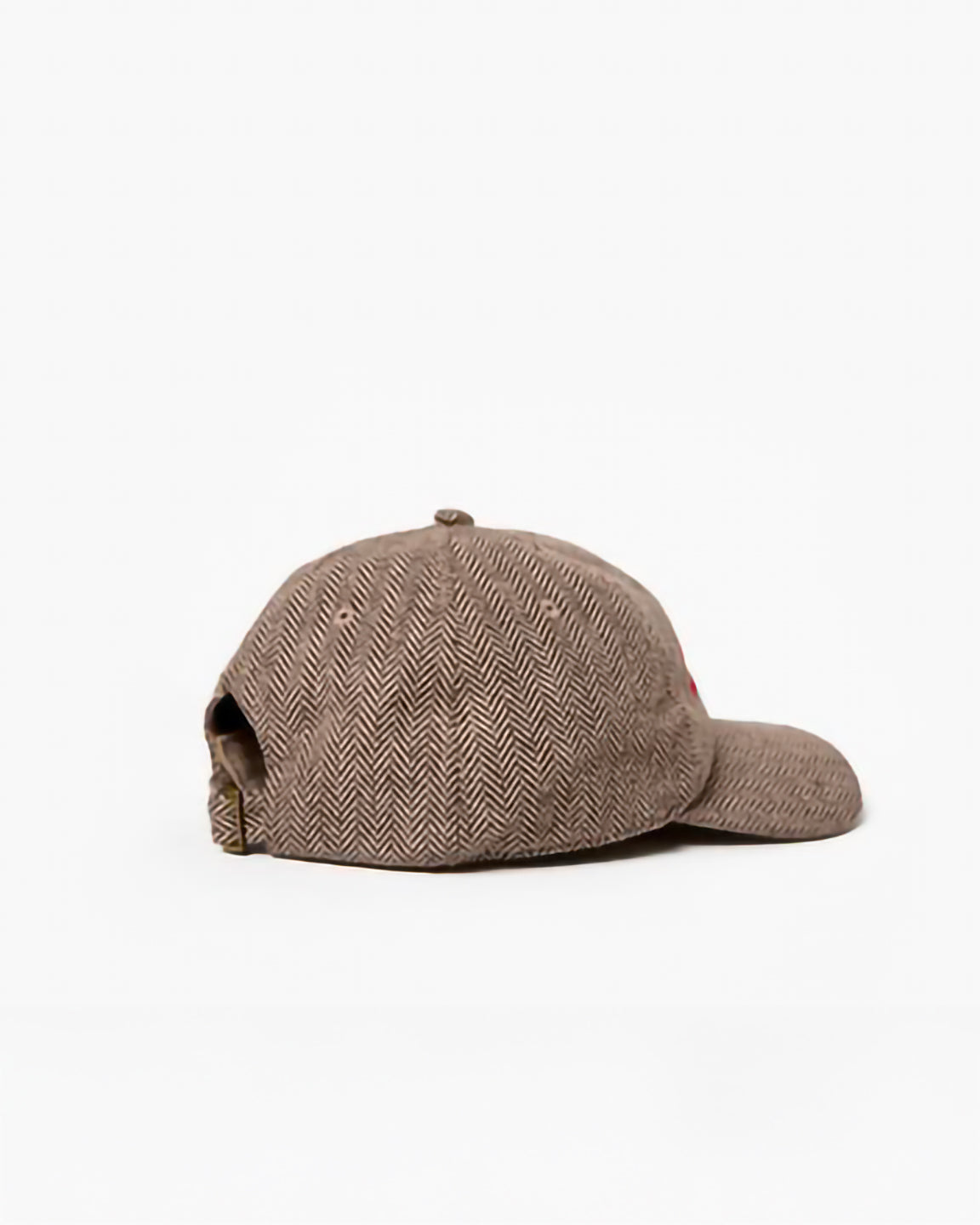 Clare V. Wool Baseball Hat - Embroidered Ciao In Taupe
