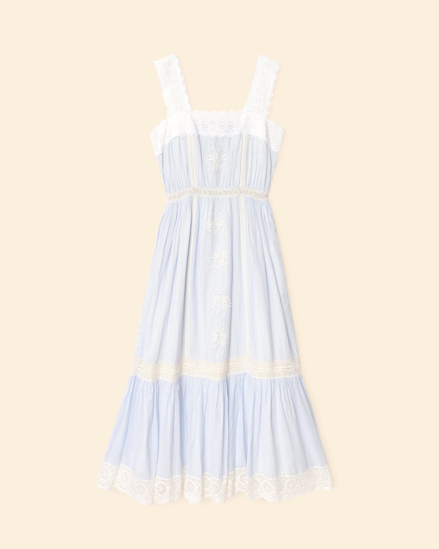 Blue White Stripe