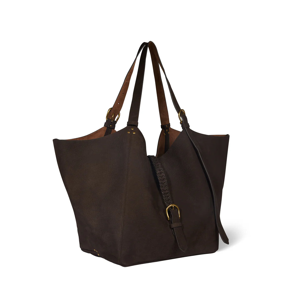 Jerome Dreyfuss Joseph M Bag in Imprime Croco Moka