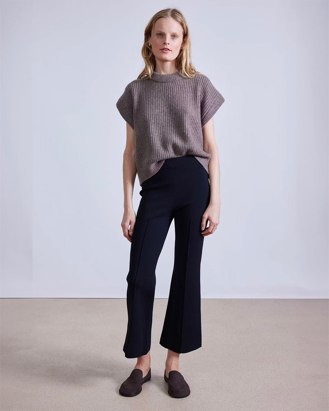 Apiece Apart Rene Pull on Pant in Black