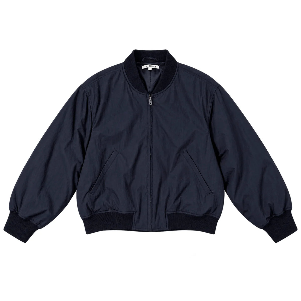 Ali Golden Bomber Jacket In Navy