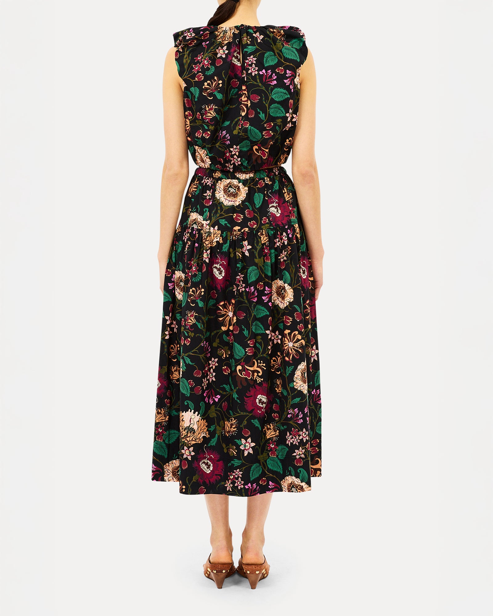 Ulla Johnson Theodora Cotton Skirt in Dahlia