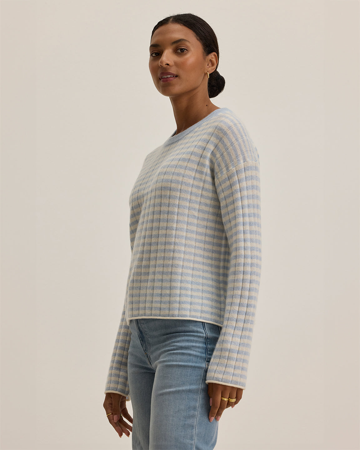 velvet by Graham and Spencer Monica Top in Ice/Ecru