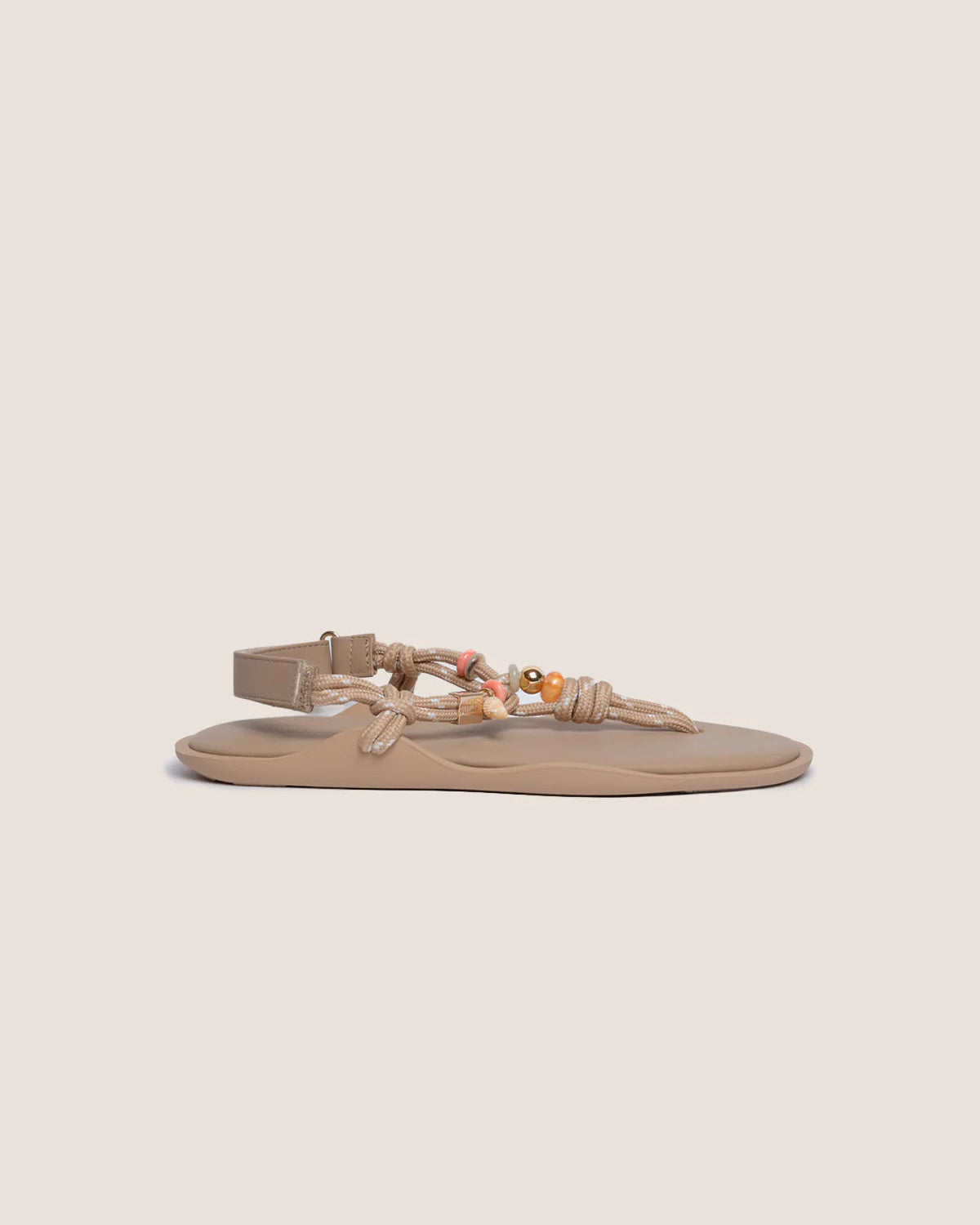 Flowze Flo Slingback Sandals in Argilla and Perline with Beads
