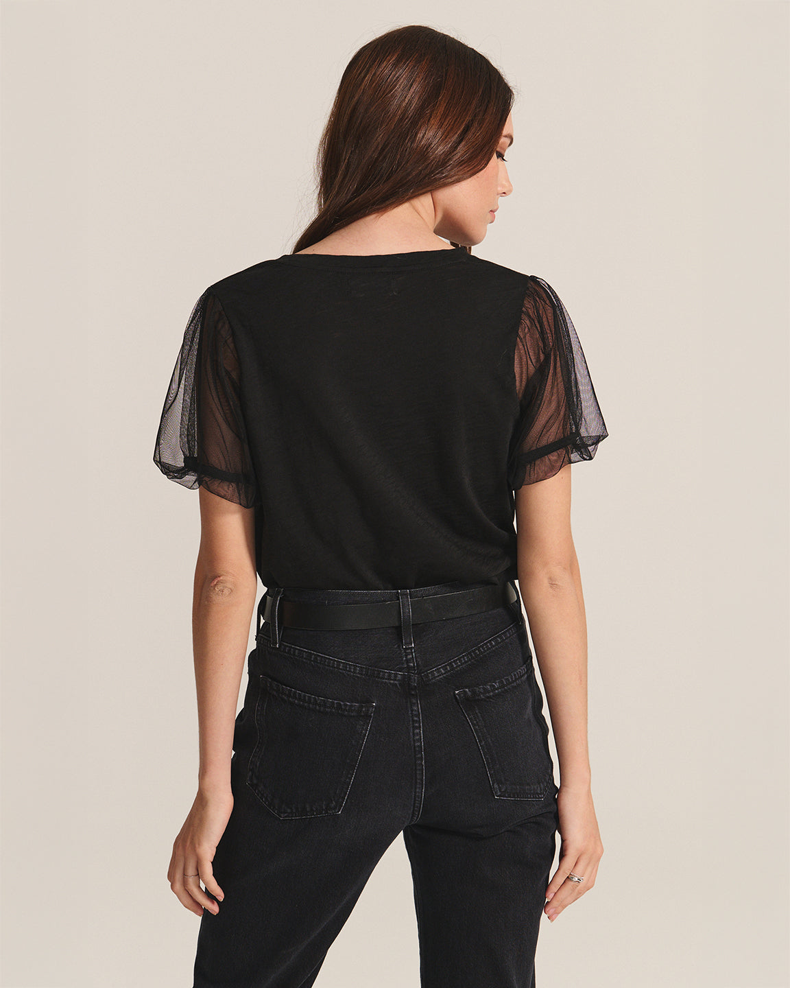 Velvet By Graham And Spencer Justine Top In Black