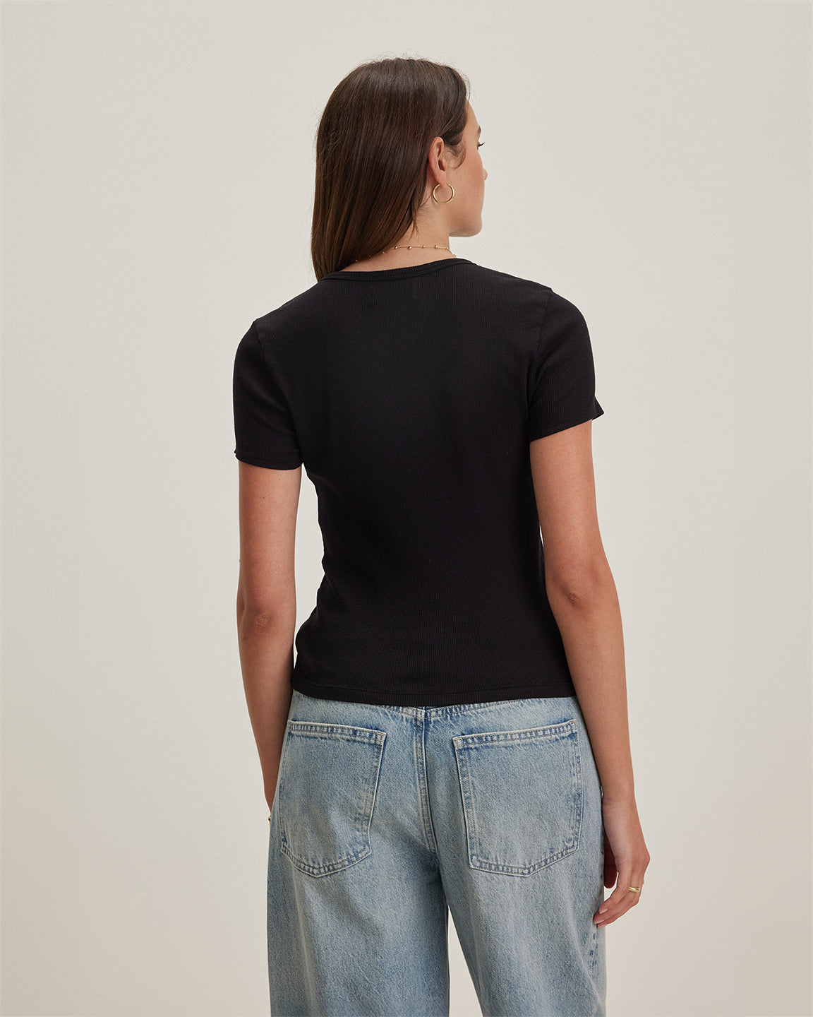 velvet by Graham and Spencer Brenny Top in Black