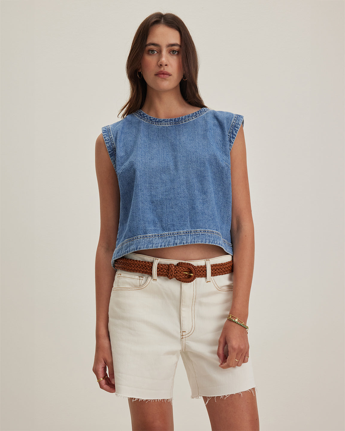 velvet by Graham and Spencer Loren Top in Indigo