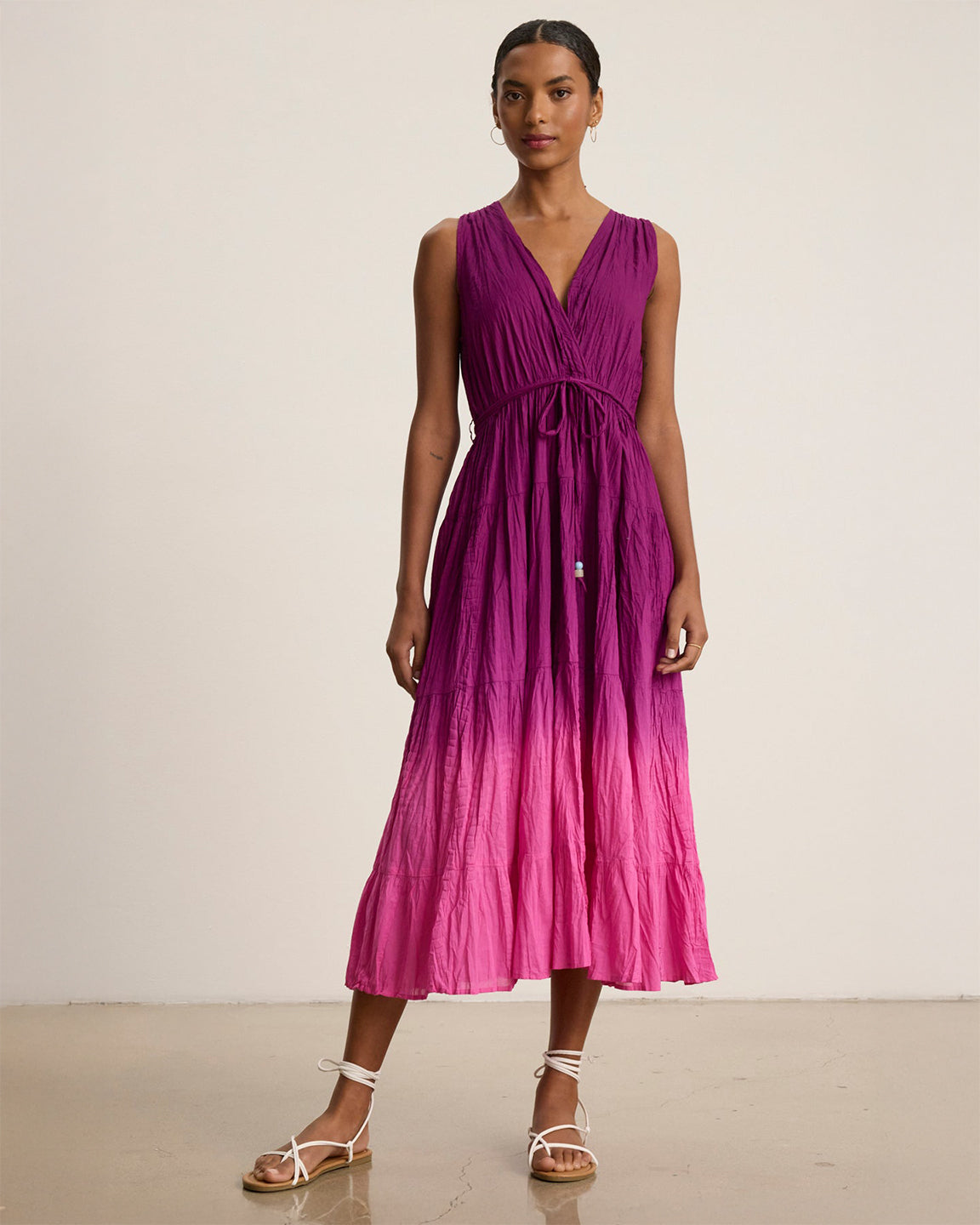 velvet by Graham and Spencer Marilyn Dress in Fuchsia
