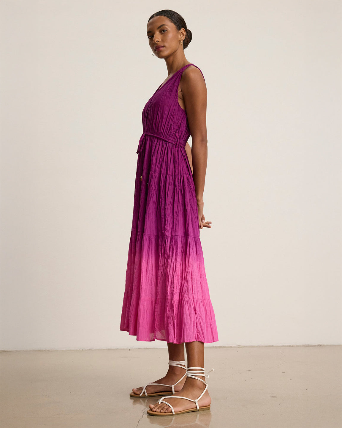 velvet by Graham and Spencer Marilyn Dress in Fuchsia