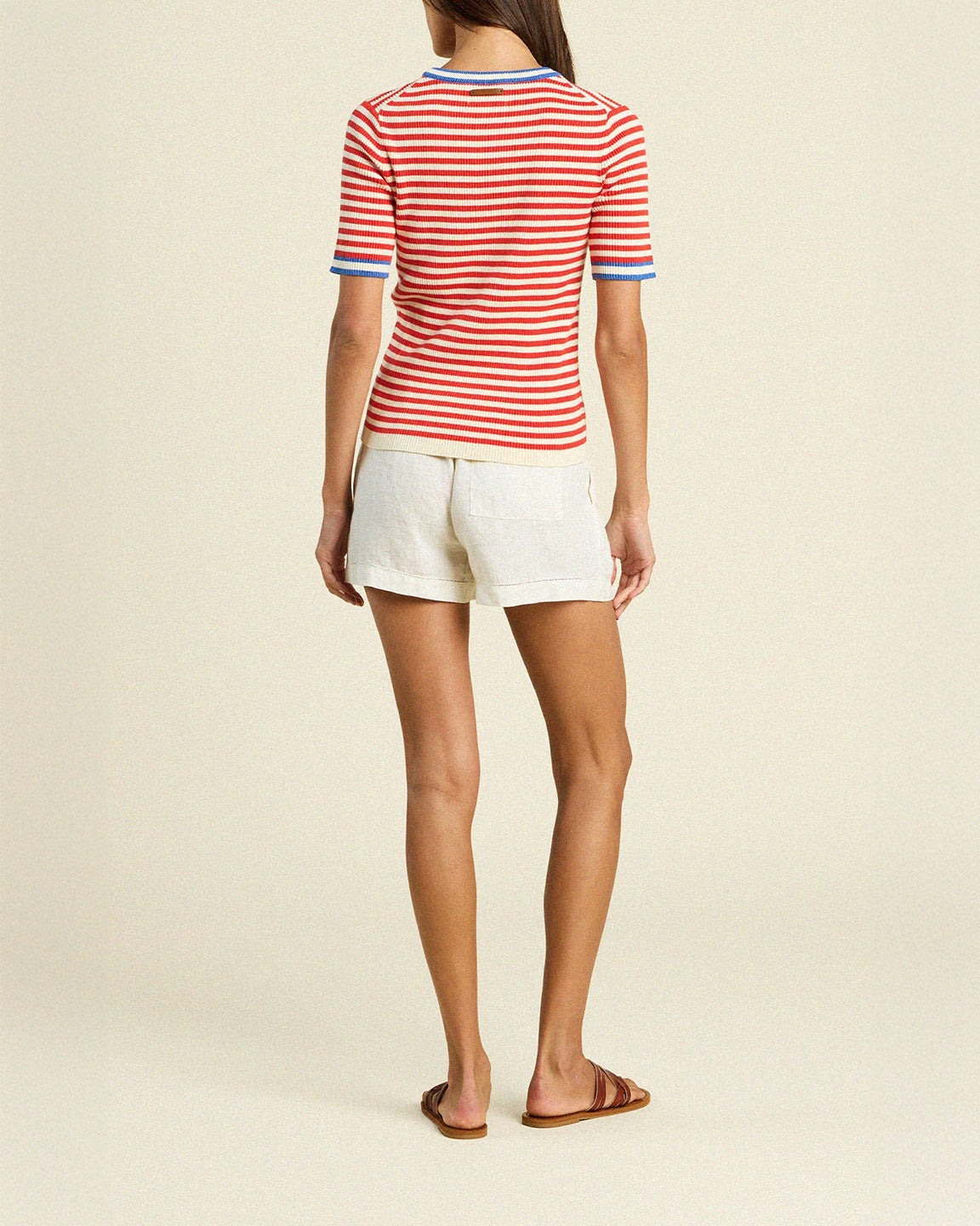 Trovata Farrah Sweater In Red Stripe