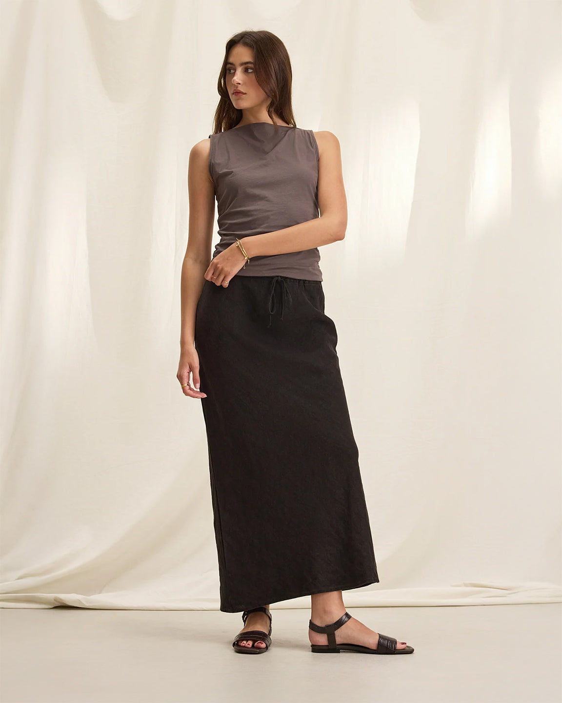velvet by Graham and Spencer Beka Skirt in Black