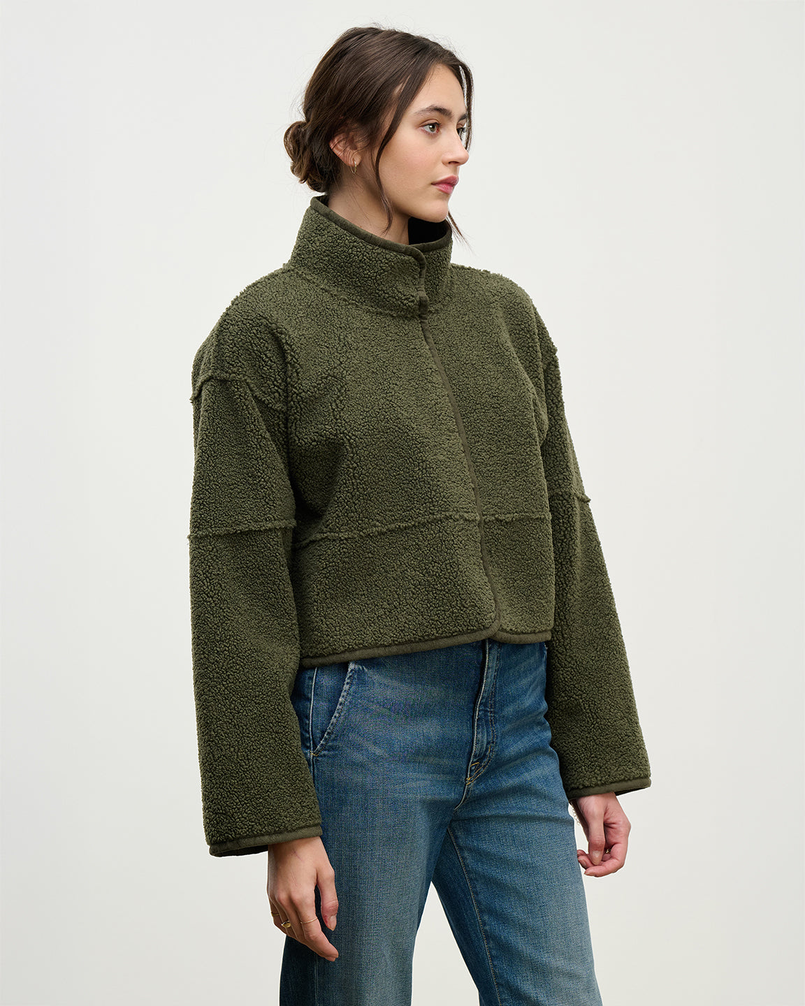 velvet by Graham and Spencer Kelly Coat in Army