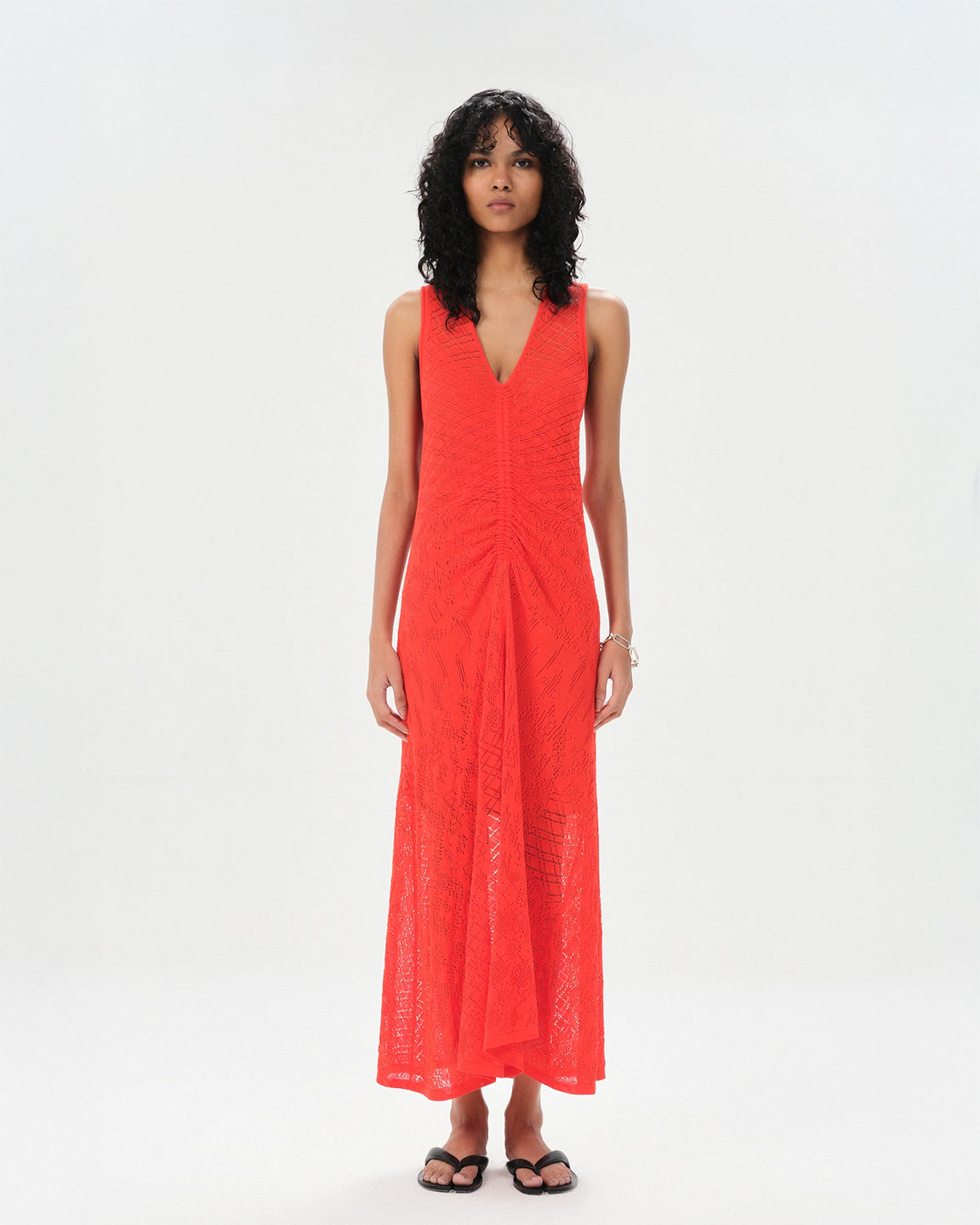 cher maxi dress Maria Cher Zarate Jana Midi Dress in Red L
