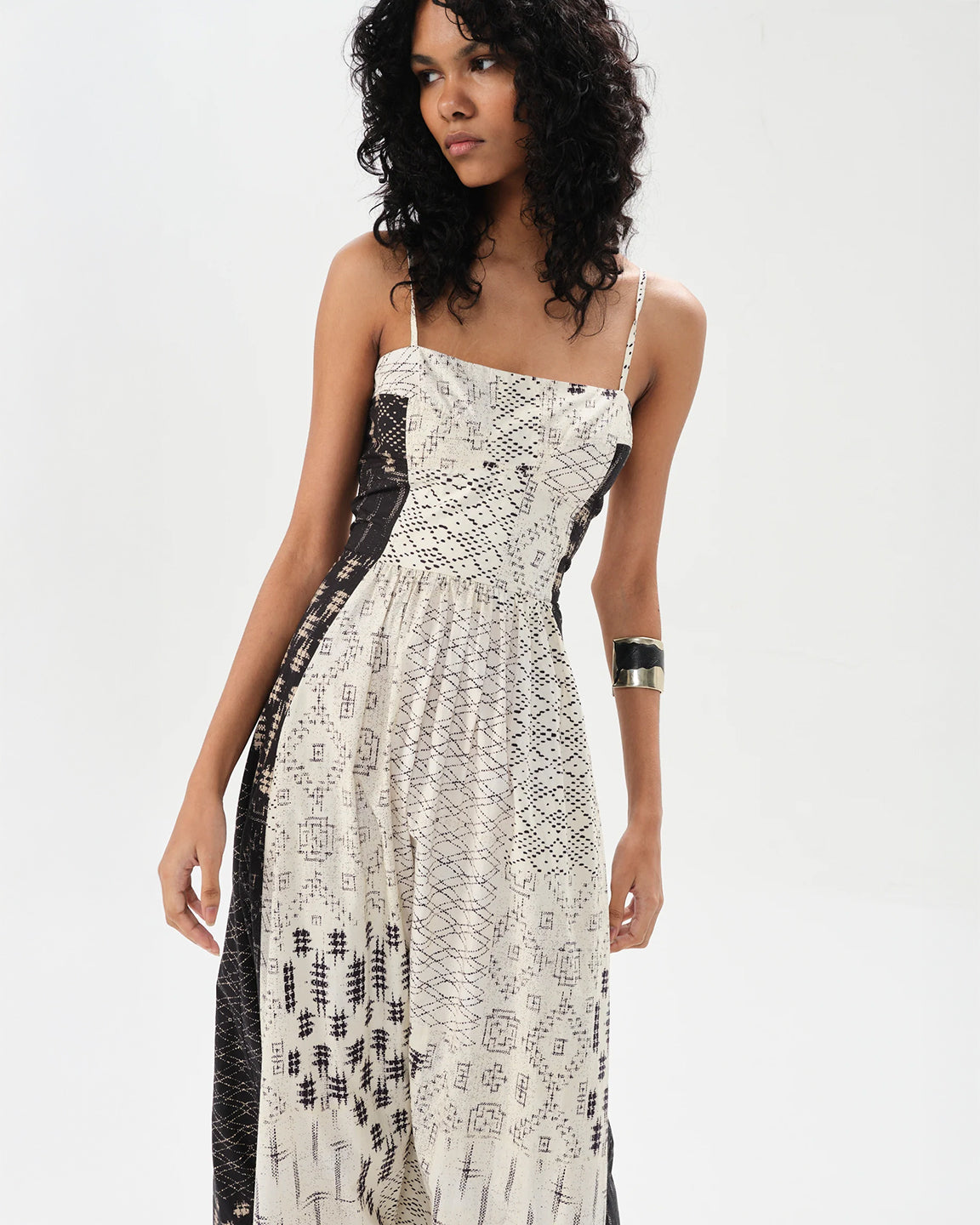 Maria Cher Zarate Maive Dress in Ecru