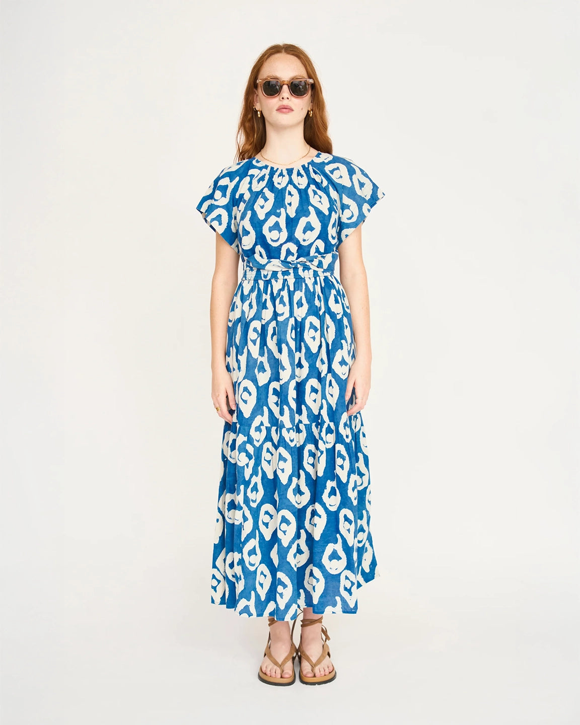 Mirth Vienna Maxi Dress in Indigo Oyster