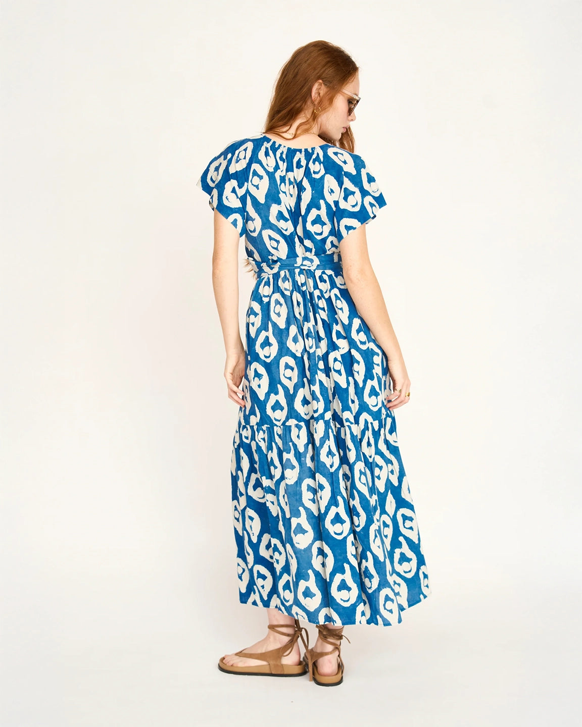Mirth Vienna Maxi Dress in Indigo Oyster