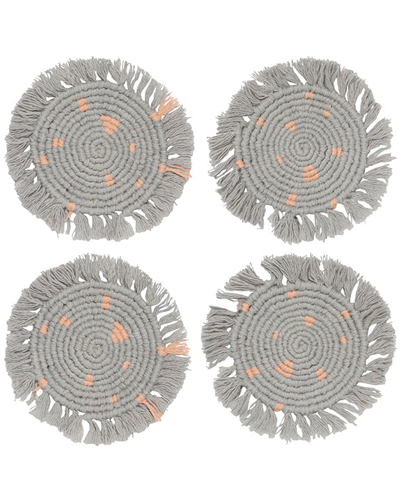 Danica Designs Macrame Coasters - Set of Four