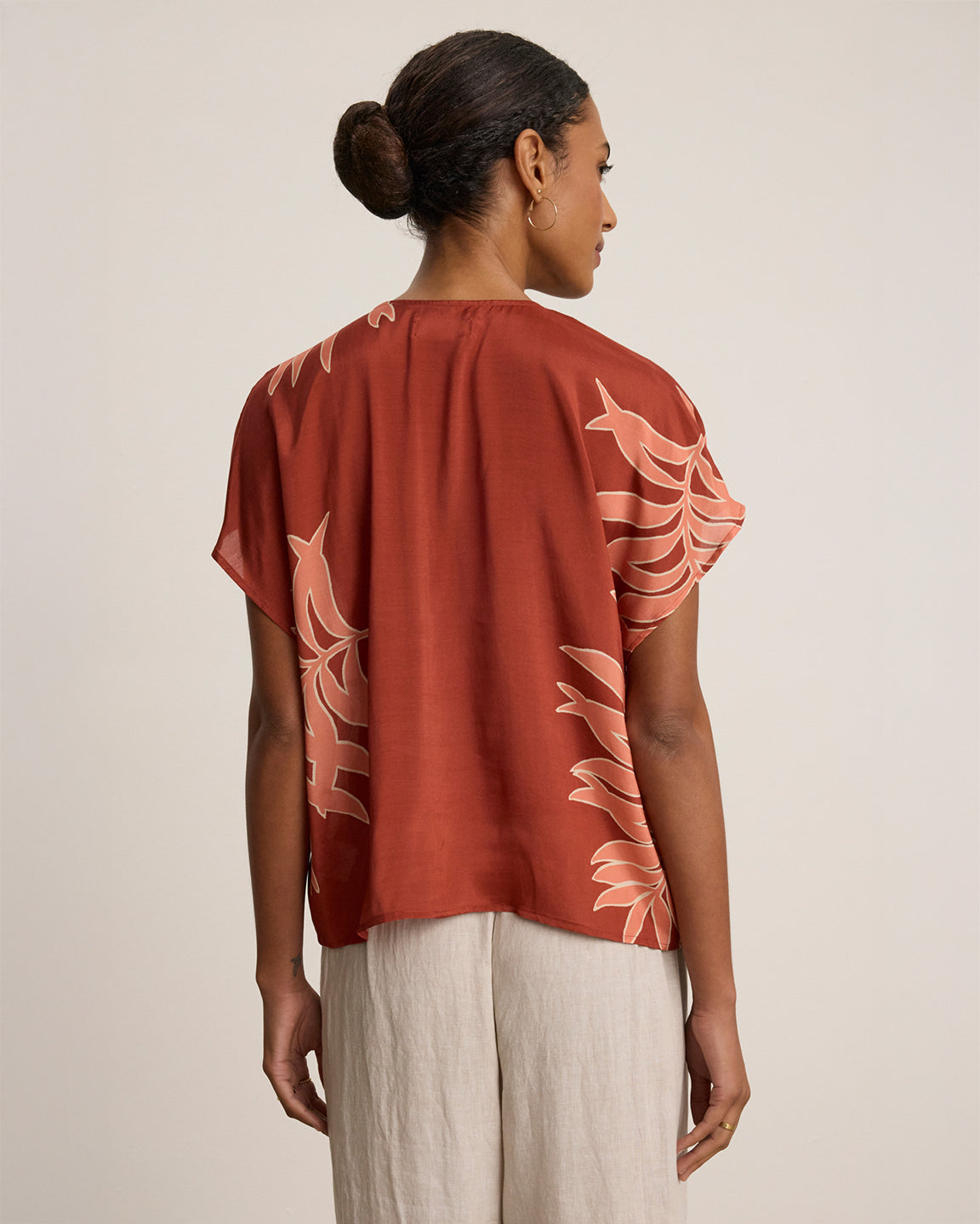velvet by Graham and Spencer Naomi Top in Cedar